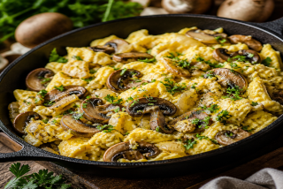 Eier-Pilz-Pfanne
