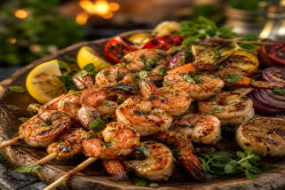 Saftige Garnelen vom Grill
